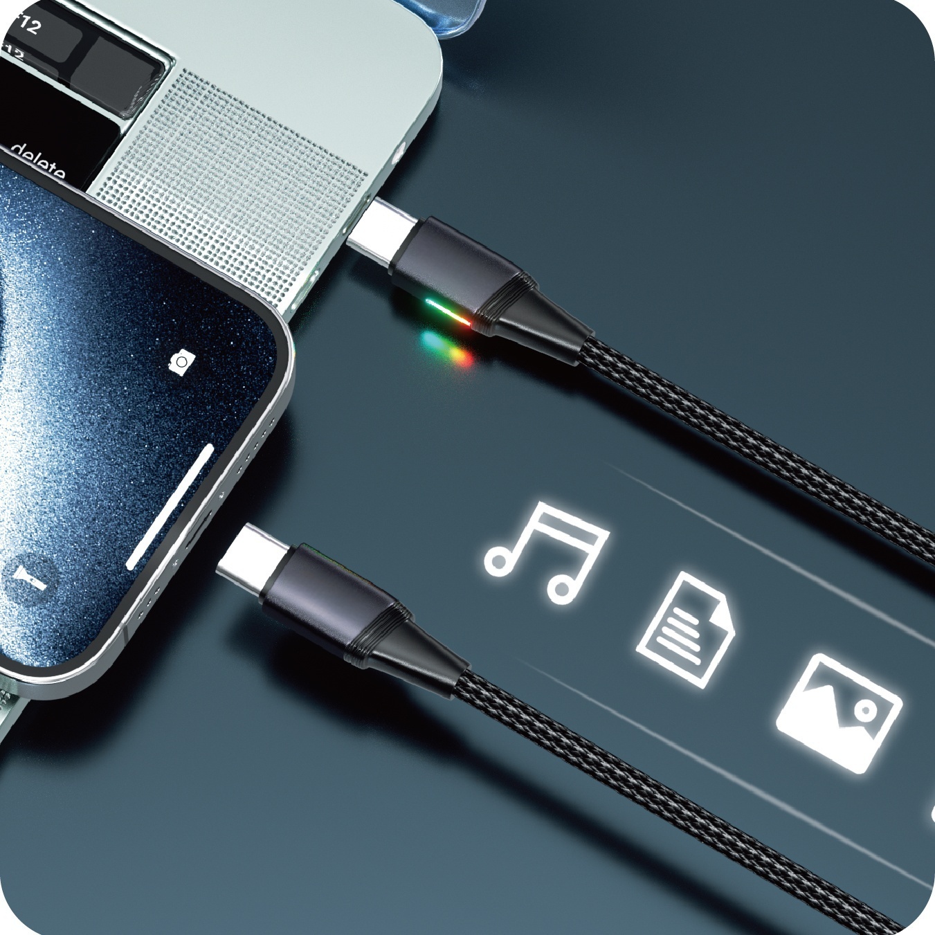 LED light Series USB Cable_Chargio